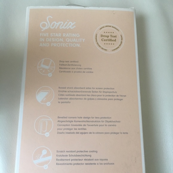 New in box Sonix iPhone X clear case - Picture 2 of 5